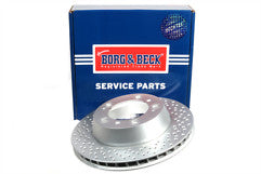 Borg & Beck - BRAKE DISC SINGLE - BBD5836S - Fits: Porsche Boxster 3.2S 99-04