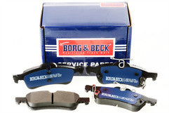 Borg & Beck - REAR BRAKE PADS - BBP2109 - Fits: Toyota Yaris II 05-