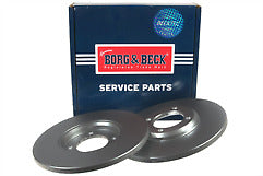 Borg & Beck - BRAKE DISC PAIR - BBD4724 - Fits: Ford Escort 75-80, Cortina -82