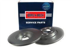 Borg & Beck - BRAKE DISC PAIR - BBD4818 - Fits: Dacia Logan 04-