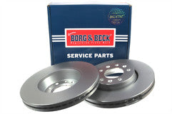 Borg & Beck - BRAKE DISC PAIR - BBD4697 - Fits: Citroen Dispatch,Fiat Scudo 07