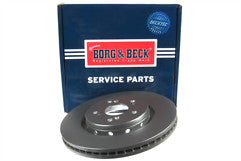 Borg & Beck - BRAKE DISC SINGLE - BBD6109S - Fits: Honda CR-V IV 2.2DT 10/12-