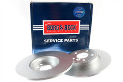 Borg & Beck - BRAKE DISC PAIR - BBD5434 - Fits: Jaguar XE 03/15-