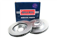 Borg & Beck - BRAKE DISC PAIR - BBD4752 - Fits: Mitsubishi Lancer 08-