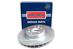 Borg & Beck - BRAKE DISC SINGLE - BBD6134S - Fits: Renault Megane 2.0 TCe 11/13-