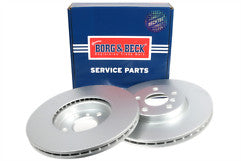 Borg & Beck - BRAKE DISC PAIR - BBD5389 - Fits: BMW 2 Series (F45) 218i 09/14-
