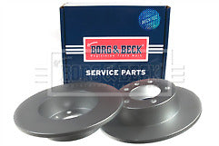 Borg & Beck - BRAKE DISC PAIR - BBD4296 - Fits: GM, Nissan, Renault Vans 01-