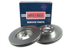 Borg & Beck - BRAKE DISC PAIR - BBD4135 - Fits: VW Multivan 1998-