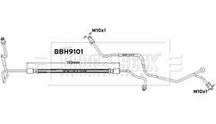 Borg & Beck - BRAKE HOSE - BBH9101 - Fits: Megane Saloon,Estate, Coupe 2015-