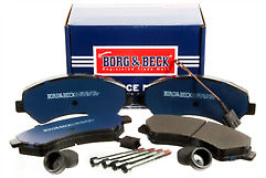 Borg & Beck - FRONT BRAKE PADS - BBP2394 - Fits: Peugeot Boxer 35 09/11-