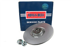 Borg & Beck - BRAKE DISC SINGLE - BBD5839S - Fits: Renault Laguna 07-