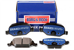 Borg & Beck - REAR BRAKE PADS - BBP1775 - Fits: Fiat Punto 99-