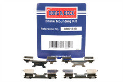 Borg & Beck - FITTING KIT - PADS - BBK1318 - Fits: Iveco Daily 29,35,40,45,50 06-