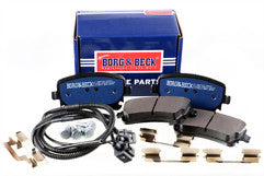 Borg & Beck - REAR BRAKE PADS - BBP1939 - Fits: Audi A4 III Avant quattro 04-