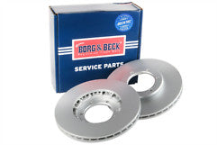 Borg & Beck - BRAKE DISC PAIR - BBD5029 - Fits: FX4 Taxi (front vented) 91-