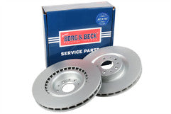 Borg & Beck - BRAKE DISC PAIR - BBD5245 - Fits: Fiat Doblo,GM Combo 02/10-