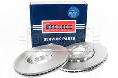 Borg & Beck - BRAKE DISC PAIR - BBD4948 - Fits: Audi.A4,A6,VW.passat.91-