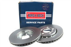 Borg & Beck - BRAKE DISC PAIR - BBD4183 - Fits: Audi S3 quattro, TTquattro 99-