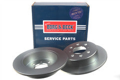 Borg & Beck - BRAKE DISC PAIR - BBD4093 - Fits: Honda Civic 1.6i 91- (EG,EH) R