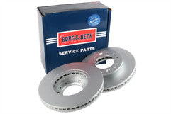 Borg & Beck - BRAKE DISC PAIR - BBD5403 - Fits: Ford Ranger 2.2 TDCi 08/11-