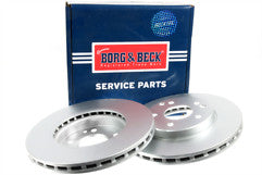 Borg & Beck - BRAKE DISC PAIR - BBD4470 - Fits: Mercedes E,C class,CLK,SLK