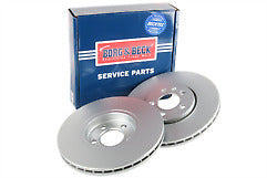 Borg & Beck - BRAKE DISC PAIR - BBD4105 - Fits: Audi,seat,skoda,VW.96-
