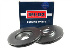 Borg & Beck - BRAKE DISC PAIR - BBD5423 - Fits: Ford EcoSport 1.0,1.5Ti 09/14-