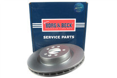 Borg & Beck - BRAKE DISC SINGLE - BBD6110S - Fits: LR R'Rover 3.0TD,4.4TD 08/12-
