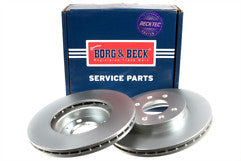 Borg & Beck - BRAKE DISC PAIR - BBD4579 - Fits: Hyundai Accent 05-
