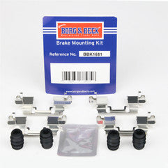 Borg & Beck - FITTING KIT - PADS - BBK1681 - Fits: Leaf 06/14-