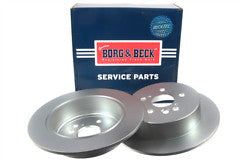 Borg & Beck - BRAKE DISC PAIR - BBD4363 - Fits: Toyota RAV-4 00-