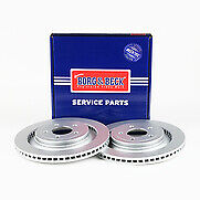 Borg & Beck - BRAKE DISC PAIR - BBD5596 - Fits: Mustang 2.3 EcoBoost 09/15-