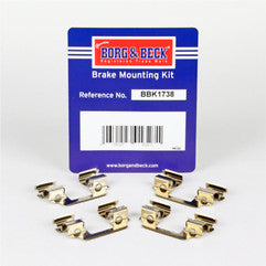 Borg & Beck - FITTING KIT - PADS - BBK1738 - Fits: BMW 5 Series, X3, X4, X5 09/2016-