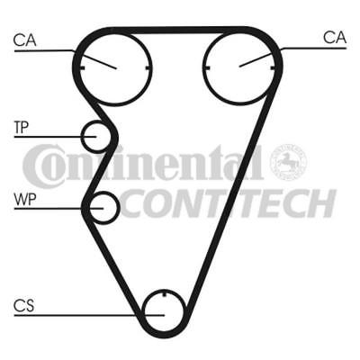 ContiTech - TIMING BELT - CT929 - Fits: Land Rover,Rover MGF,200 1.8