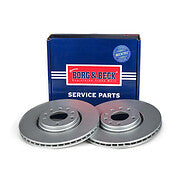 Borg & Beck - BRAKE DISC PAIR - BBD4436 - Fits: Vauxhall Astra, Zafira Turbo 0
