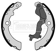 Borg & Beck - BRAKE SHOES - BBS6448 - Fits: Nissan Pixo, Suzuki Alto 09-