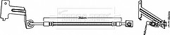 Borg & Beck - BRAKE HOSE - BBH8636 - Fits: JAGUAR XJ 05/03-03/09