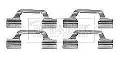 Borg & Beck - FITTING KIT - PADS - BBK1223 - Fits: VW Golf IV 99-06