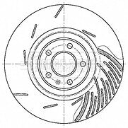 Borg & Beck - BRAKE DISC SINGLE - BBD6198S - Fits: Macan (Silver Calipers) 02/14-