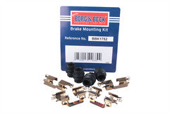 Borg & Beck - FITTING KIT - PADS - BBK1752 - Fits: Megane III, IV 11/08-