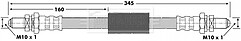 Borg & Beck - BRAKE HOSE - BBH6154 - Fits: Ford Fiesta 89-