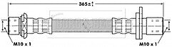 Borg & Beck - BRAKE HOSE - BBH6855 - Fits: Toyota Carina E 92-