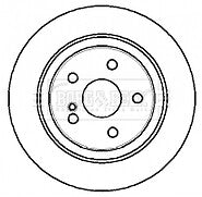 Borg & Beck - BRAKE DISC PAIR - BBD4290 - Fits: Mercedes S class 98-