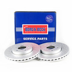 Borg & Beck - BRAKE DISC PAIR - BBD5322 - Fits: Mercedes A Class(W176) 06/12-