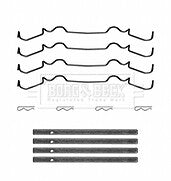 Borg & Beck - FITTING KIT - PADS - BBK1662 - Fits: Santa Fe III 06/15-