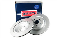 Borg & Beck - BRAKE DISC PAIR - BBD5558 - Fits: GLE (W166) AMG 04/15-