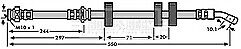 Borg & Beck - BRAKE HOSE - BBH6048 - Fits: Suz Super Carry,GM Rascal