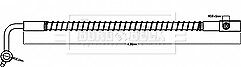 Borg & Beck - BRAKE HOSE - BBH8665 - Fits: SSANGYONG Kyron 05/05-