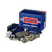 Borg & Beck - REAR BRAKE PADS - BBP1958 - Fits: Mercedes Vito/Viano 03-