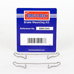 Borg & Beck - FITTING KIT - PADS - BBK1045 - Fits: Ford Fiesta III 83-89